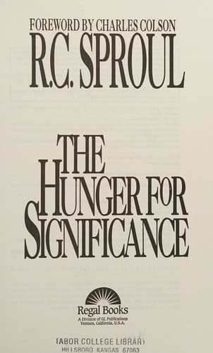 The Hunger for Significance