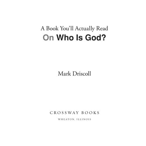 On Who Is God?